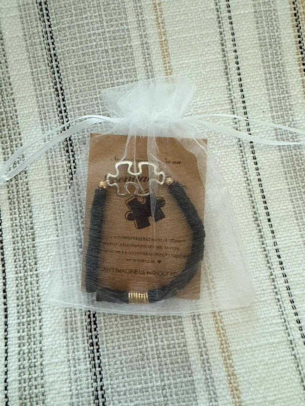 Motivational bracelet, you are the missing piece New